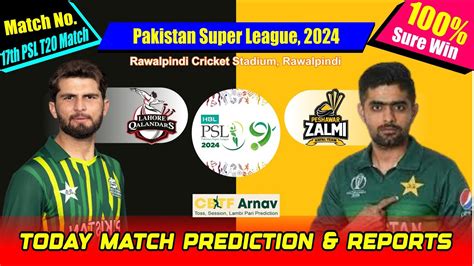 PSL 2024 Peshawar Vs Lahore 17th Match Prediction Today Who Will Win