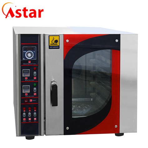 Effective Hot Air Circulation System 3 Trays Gas Convection Oven For Baking Breads China