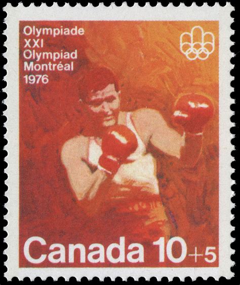 Boxing - Canada Postage Stamp | 1976 Olympic Games, Combat Sports