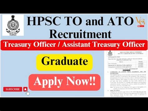 Hpsc To And Ato Recruitment Out For Vacancies Check Details