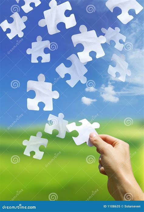 Puzzling Elements Stock Image Image Of Leader Connect 1108635