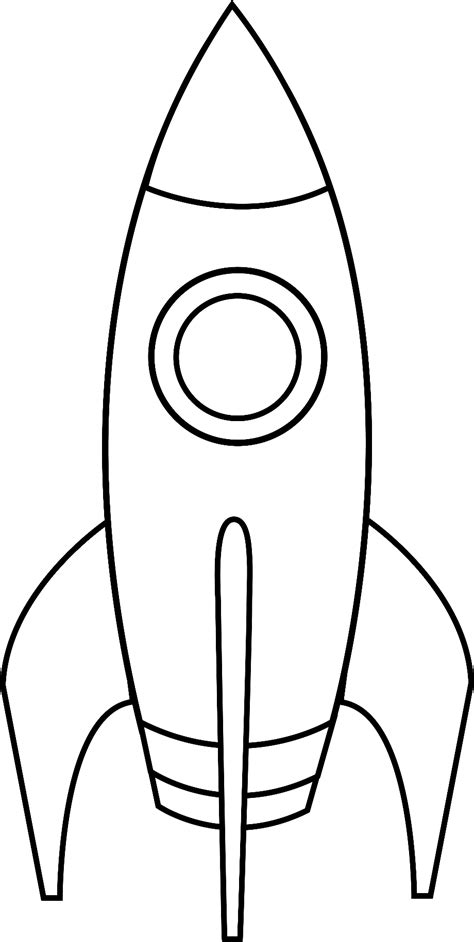 Download High Quality Rocket Ship Clipart Outline Transparent Png