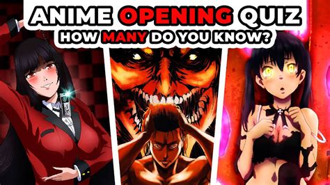 Anime Opening Quiz Can You Guess Anime By It S Opening Easy