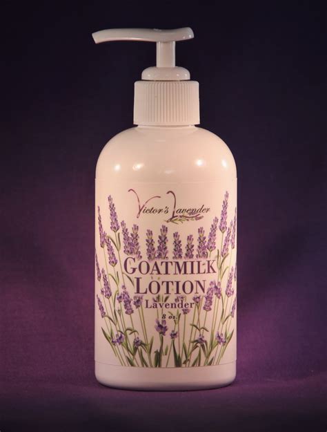 Goat Milk Lotion 8 Oz Victors Lavender