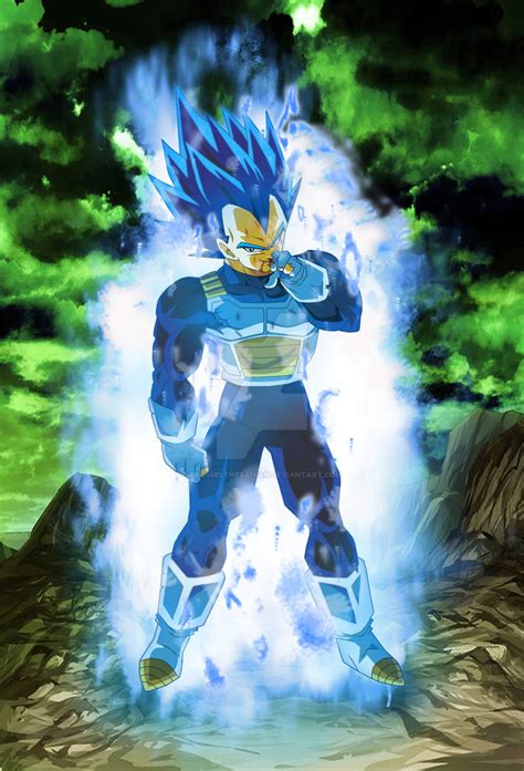 Super Saiyan Blue Evolution Vegeta By Brusselthesaiyan On Deviantart