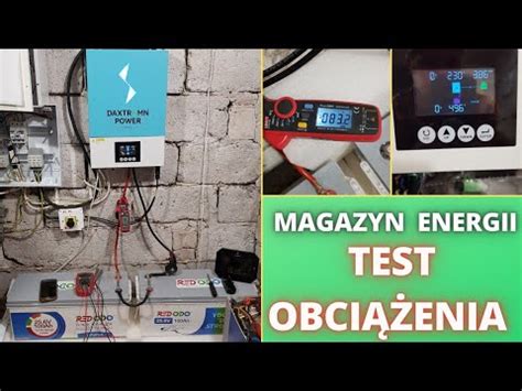 Magazyn Energii 48V LiFePO4 Test OBCIĄŻENIA Off Grid DAXTROMN 6200W