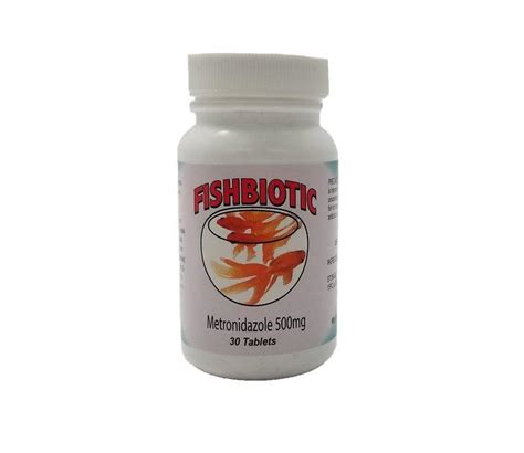 Fish Zole Forte Fishbiotic Metronidazole 500mg Free Shipping Fishaid