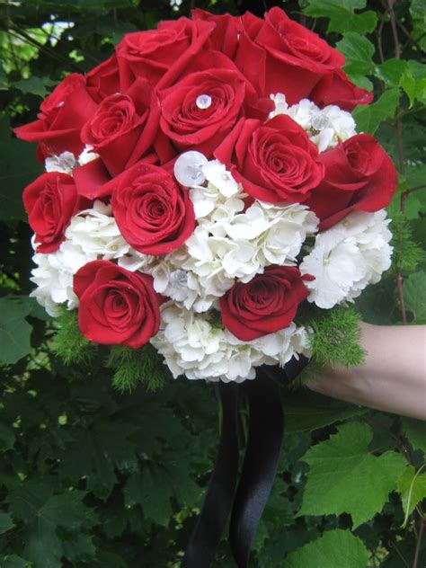 Red and Black Wedding Flowers | Buffalo Wedding & Event Flowers by ...