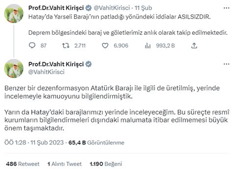 Malumatfuruş on Twitter Tarım ve Orman Bakanı Vahit Kirişçi Hatayda