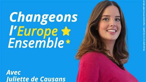 Élections européennes : l’affiche retouchée de Juliette de Causans ...