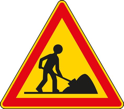 Panneau Ak Travaux Svp Sign