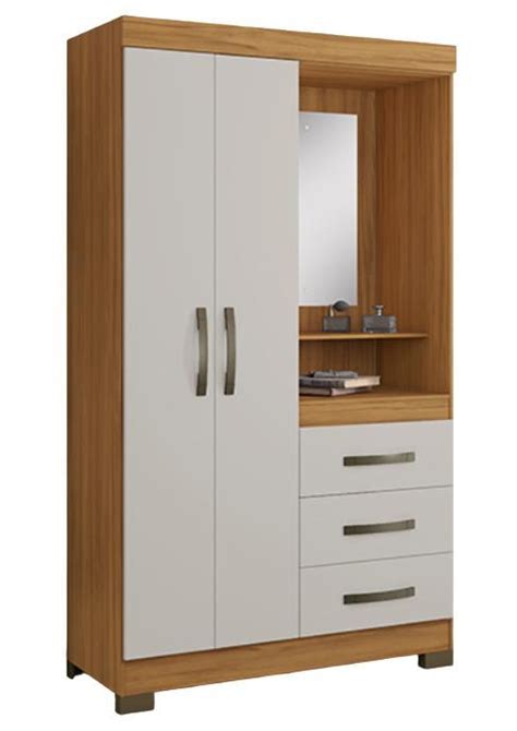 Guarda Roupa Solteiro 2 Portas Notavel NT5170 Freijo Trend Off White 241