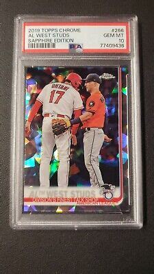 2019 Topps Chrome SAPPHIRE Edition Shohei Ohtani AL West Studs PSA 10