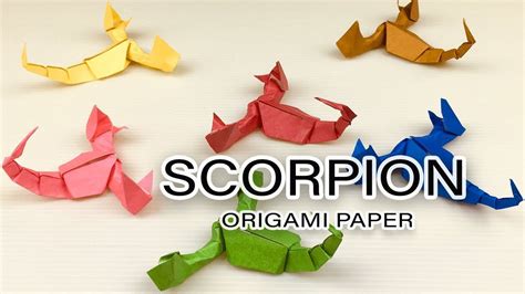 11 Simple How To Make An Origami Scorpion Sakafotos