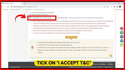 Sbi How To Open Fixed Deposit In Sbi Through Net Banking With Pictures