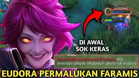 SOK KERAS DI AWAL EUDORA PERMALUKAN FARAMIS SAMPE DIBACOTIN SAMA TIM