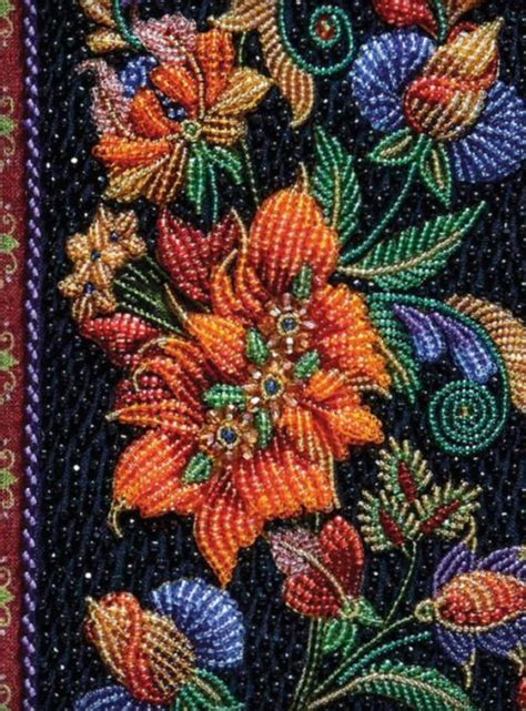 Details Of Astonishing Beautiful Japanese Seed Embroidery By Margaret