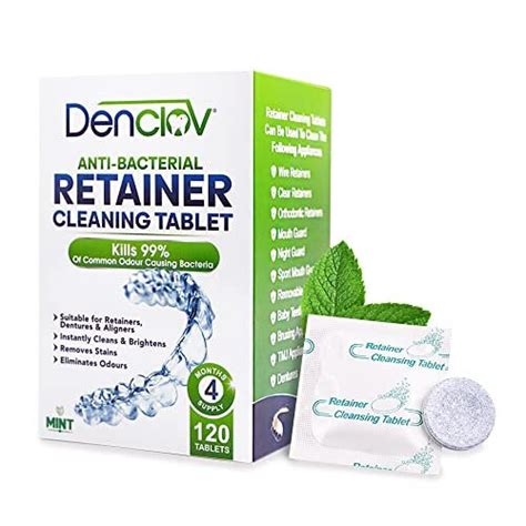 Retainer Cleaning Tablets Fresh Brite And Stain Free For Invisalign