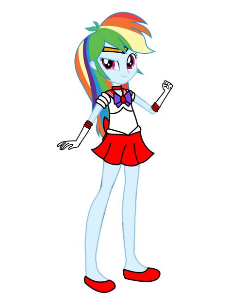 Eg Rainbow Dash Outfit Sailor Mars By Negiruart2016 On Deviantart