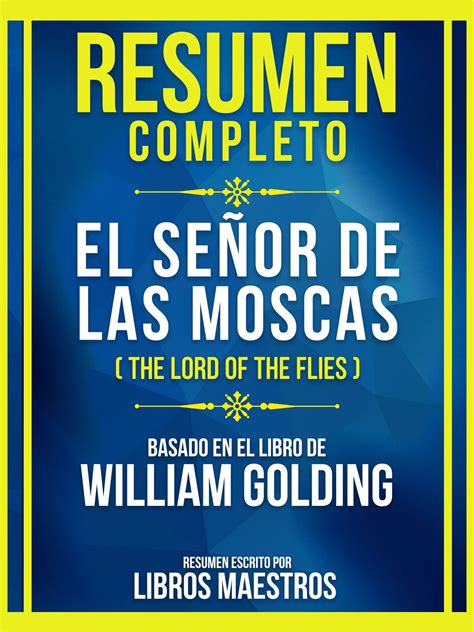 El Señor De Las Moscas Libro