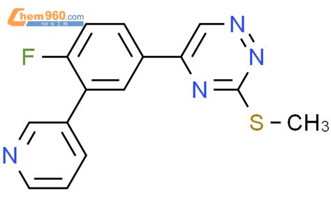 765916 96 9 1 2 4 TRIAZINE 5 4 FLUORO 3 3 PYRIDINYL PHENYL 3