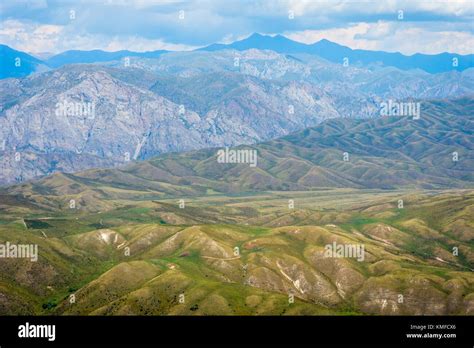 Scenic Kyrgyz Mountains Beautiful Landscape Kyrgyzstan Stock Photo