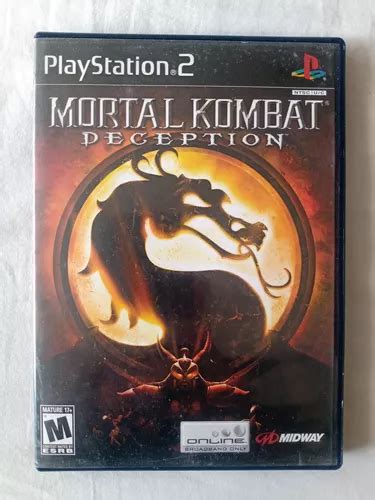 Mortal Kombat Deception Caja Portada Y Disco Perfecto Meses Sin