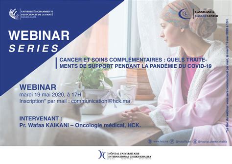 WEBINAR CANCER ET SOINS COMPLEMENTAIRES QUELS TRAITEMENTS DE