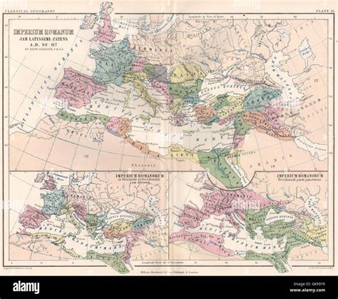 Imperium Romanum Römische Reich An Seinem Größten Umfang 98 117 N