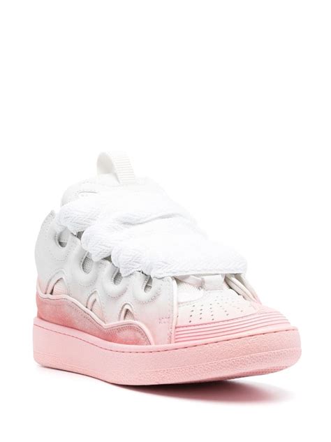 Lanvin Curb Lace Up Sneakers Farfetch