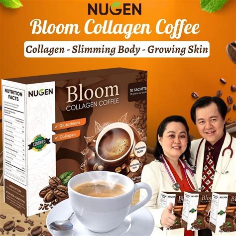 Nugen Bloom Collagen Coffee Original Slimming Coffee Very Effective