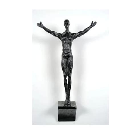 Statuette D Coration Murale En Fil De Fer Et R Sine Pour Homme