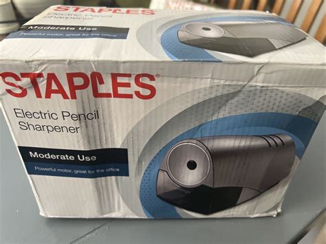 Staples Powerful Moderate Use Electric Pencil Sharpener Gray 21835