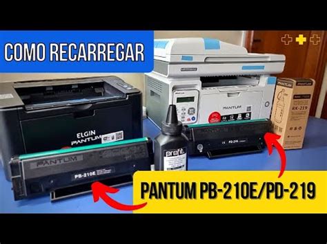 Como Recarregar Toner Pantum Pb210 Pb211 Pb219 P2500 6550 YouTube