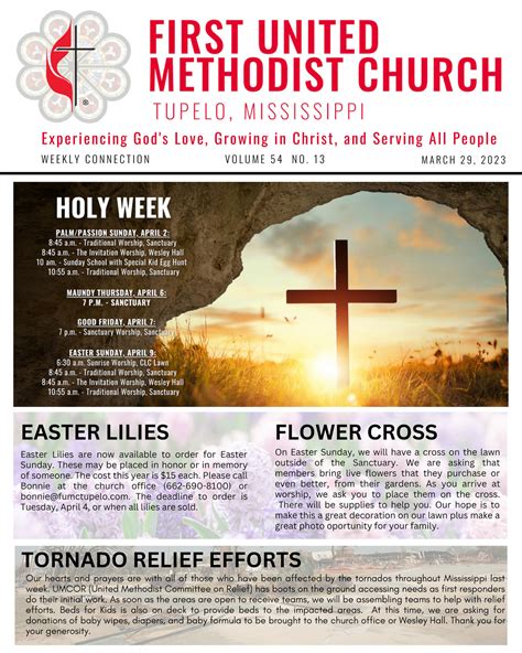 First United Methodist Church Tupelo Ms Fumc Newsletter