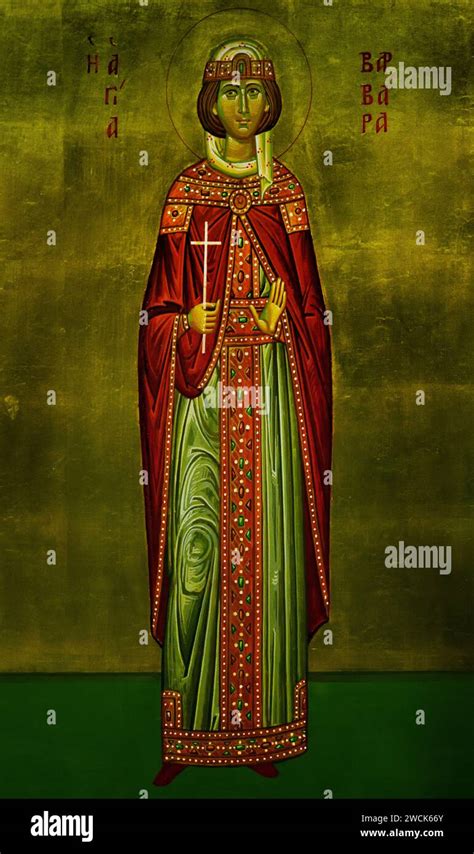 Saint Barbara In 1828 Established As The Patron Saint Of The Artillery