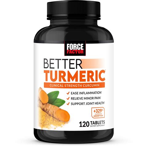 Buy Force Factor Better Turmeric Joint Support Supplement with Turmeric ...