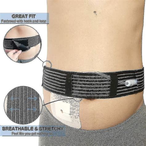 Peritoneal Dialysis Belt Breathable Pd Catheter Belt Secure Peg Feeding Tube Holder Supplies For