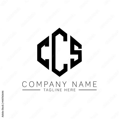 CCS letter logo design with polygon shape. CCS polygon logo monogram ...