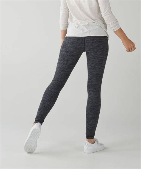 Lululemon Wunder Under Pant Diamond Jacquard Space Dye Black Slate