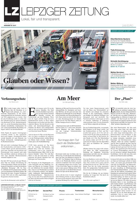 Leipziger Zeitung Nr 43 Leipzig Zwischen Wissen Und Glauben