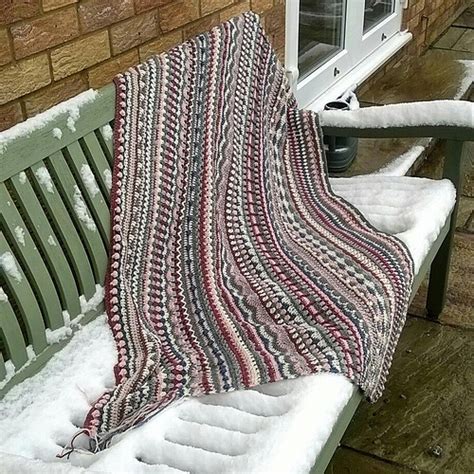 Ravelry Tinasallsorts Merino Stripey Blanket