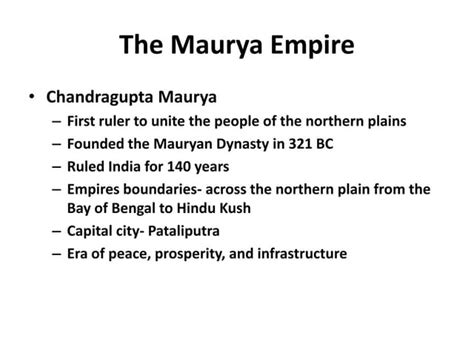 Maurya Empire | PPT