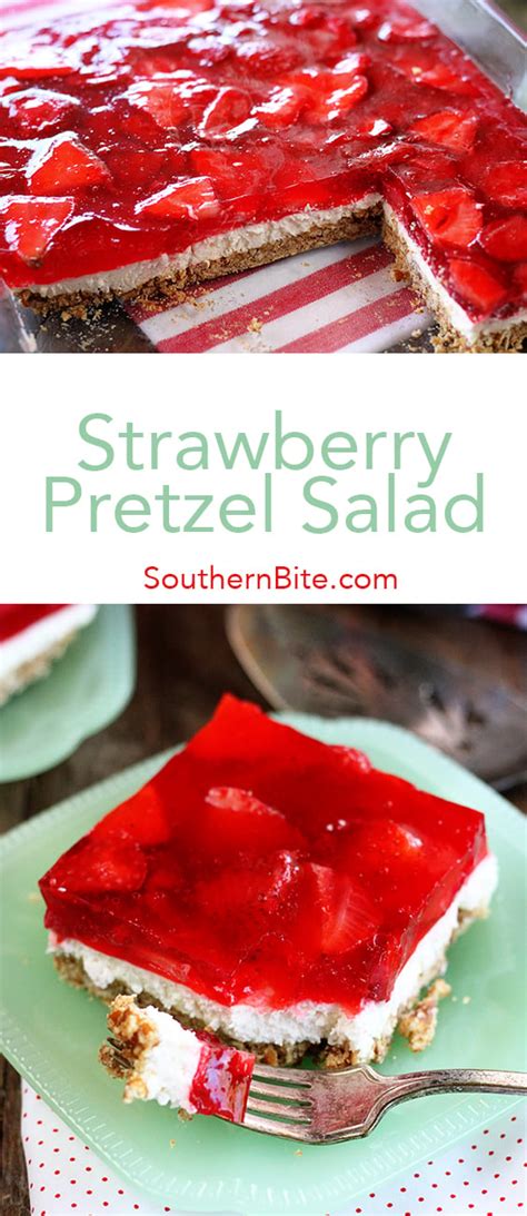 Strawberry Pretzel Salad Southern Bite