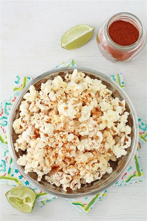 How To Make Chili Lime Popcorn Popcorn Recipes Flavored Popcorn