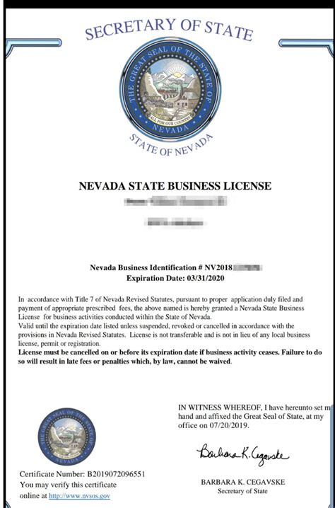 Nevada Business License How To — The Hub