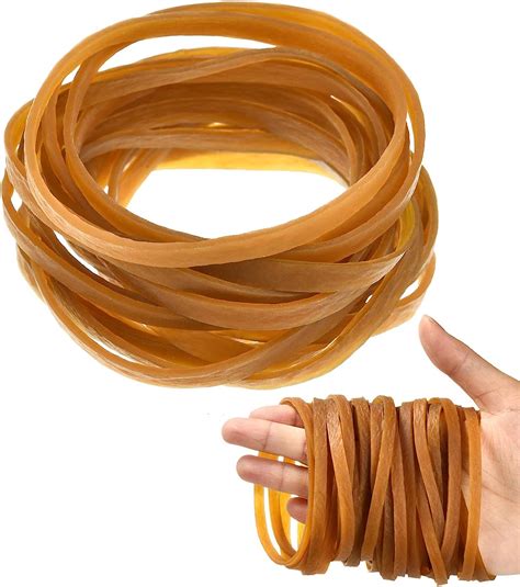 100 Pieces Rubber Bands Elastic Trash Can Bands Office File Folder