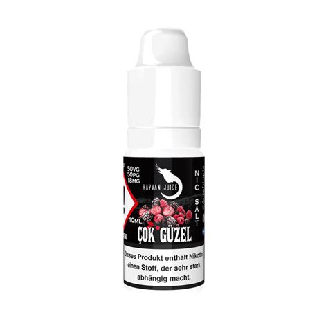 Hayvan Juice E Liquid Cok Güzel 10 ml Nikotinsalz Nikotinsalz