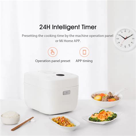 【สต๊อก กทม 3 วันถึง 】xiaomi Mijia Electric Rice Cooker 5l Smart Cast Iron Heating Pressure