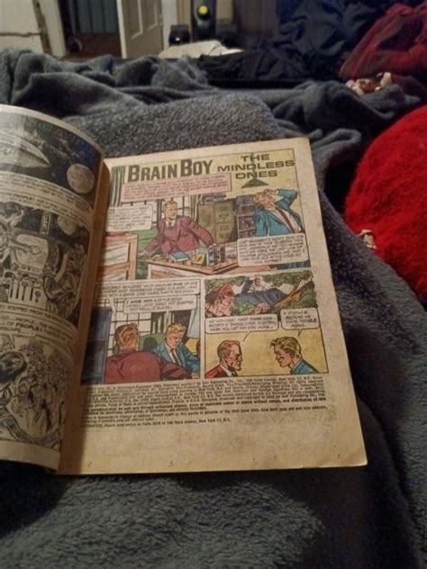 Brain Boy 6 Dell Comics 1963 Silver Age Horrified Woman In Water Terror